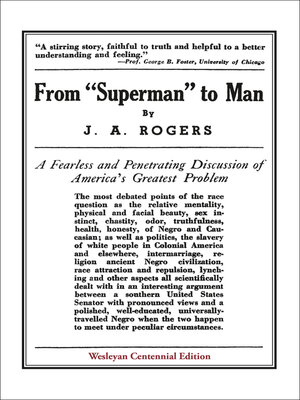 cover image of From "Superman" to Man